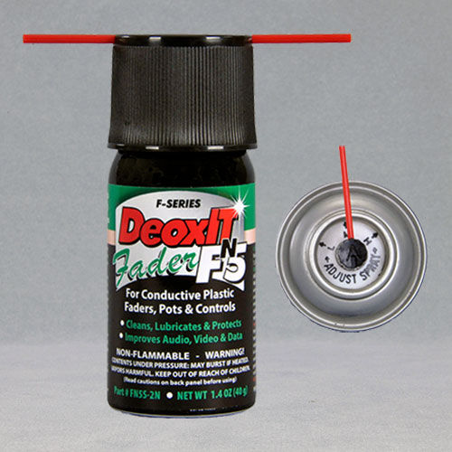 Aérosol nettoyant - DeoxIT® Fader F-Series, #FN5S-2N - CAIG - lubrifiant / pour métal / pour le plastique