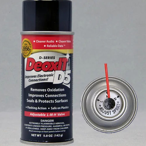 Aérosol de nettoyage - DeoxIT®, #D5S-6-LMH  - CAIG - pour métal / à solvant / inflammable