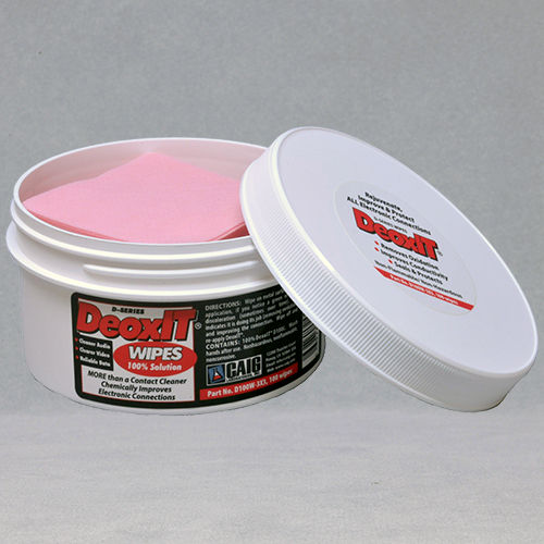 Lingette nettoyante - DeoxIT®, #D100W-3X3 - CAIG