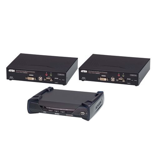 Prolongateur KVM - KE6920ATC - ATEN - de réseau / USB / DVI
