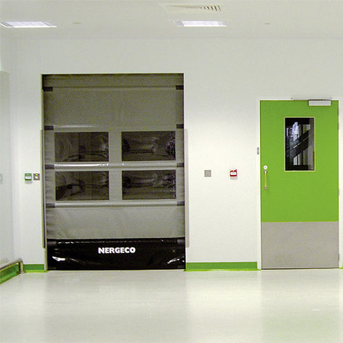 Porte à enroulement - Star 5 Labo series - NERGECO - pour l'intérieur / pour salle blanche / rapide