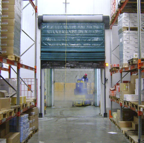 Porte à empilement - frigo  - NERGECO - en acier / pour l'intérieur / pour chambre froide