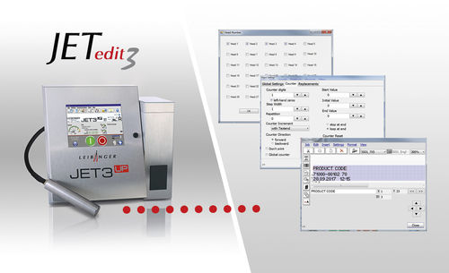 Logiciel de gestion - JETedit3 - Leibinger - d'impression