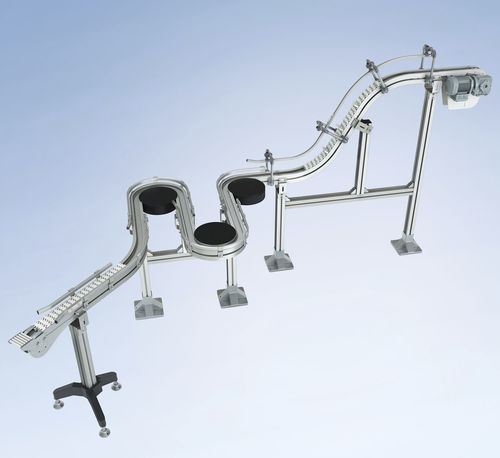 Convoyeur à bande - Versaflex series - Maschinenbau Kitz GmbH - à chaînes / à chaîne à tablettes / à chaîne à charnières