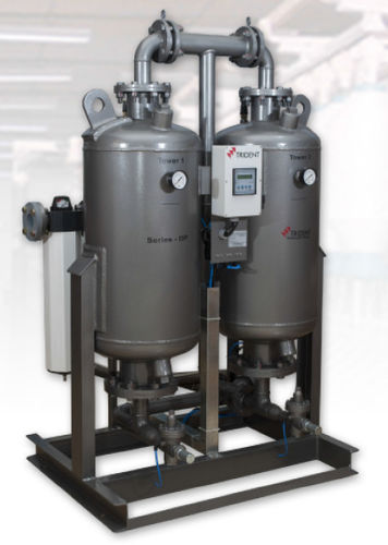 Sécheur par adsorption - DP series - Trident Pneumatics Pvt Ltd - continu / de gaz / d'air