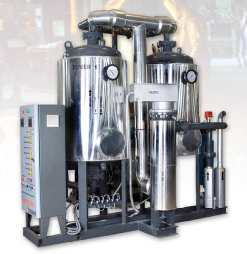 Sécheur d'air comprimé par adsorption avec chaleur - DB series - Trident Pneumatics Pvt Ltd - compact / faible pression / blower purge