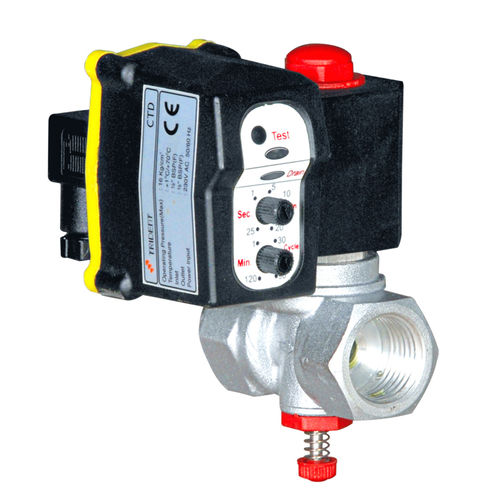 Vanne de vidange - CTD series - Trident Pneumatics Pvt Ltd - à piston / manuelle / à commande électrique
