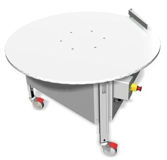 Table tournante manuelle - Soco System - entraînée par moteur