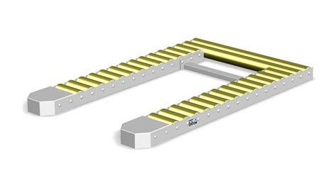 Convoyeur à rouleaux - Soco System - horizontal / de transport / pour palettes