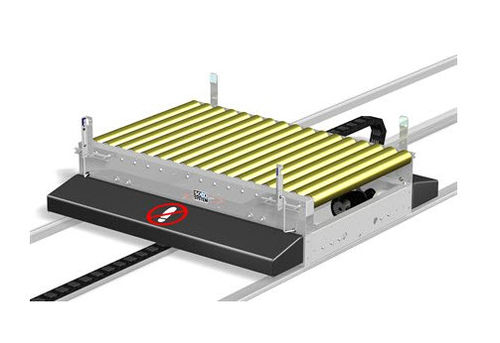 Navette de transfert sur rails de palettes - 10 m/min, max. 1 500 kg - Soco System