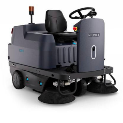 Balayeuse autoportée - SW3000 - Nilfisk - à batterie / de poussières / avec deux balais