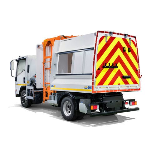 Benne à ordures ménagères chargement multi-compartiment - PBUV - Dennis Eagle - diesel