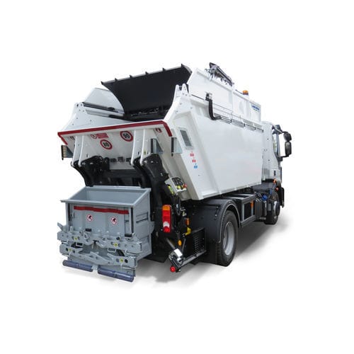 Benne à ordures ménagères chargement arrière - ORUS Plus - Dennis Eagle - électrique / avec benne basculante