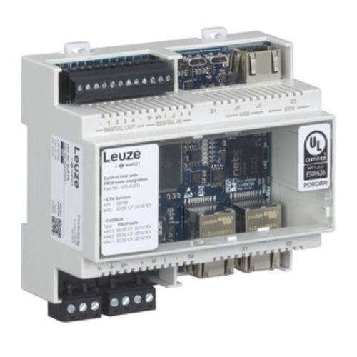 Module relais de commutation - LBK ISC BUS PS - Leuze - à montage sur rail DIN / USB