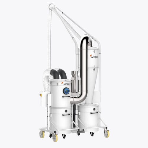 Aspirateur industriel - iV CUSTOM FLAT TABLE - iVision Vacuum - de copeaux / triphasé / pneumatique