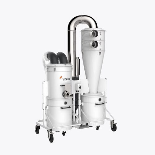Aspirateur industriel - iV CUSTOM SHOES - iVision Vacuum - à sec / triphasé / pneumatique