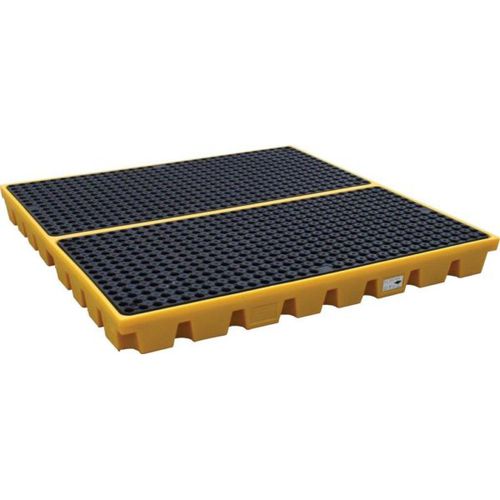 Palette de rétention 4 fûts - FL-205-302 - Fosse Liquitrol - en plastique