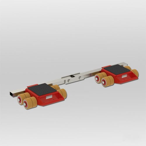 Patin rouleur pour forte charge - JFB 10 K  - JUNG Hebe- und Transporttechnik GmbH - de transport / manuel
