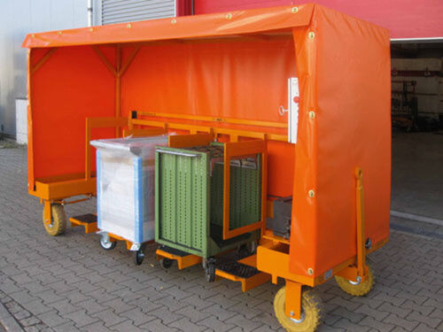 Fourche lève-palettes réglable - JDC 8 - JUNG Hebe- und Transporttechnik GmbH - en toile