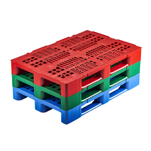 Palette en plastique recyclé - varioPallet - bekuplast GmbH - Euro / pour charges moyennes / pour charges élevées