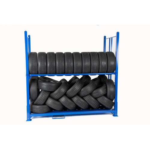 Rayonnage pour entrepôt de stockage - ECOTIRErack® TR-EC-32 - GEBHARDT Logistic Solutions GmbH - de transport / dynamique / pour charges lourdes