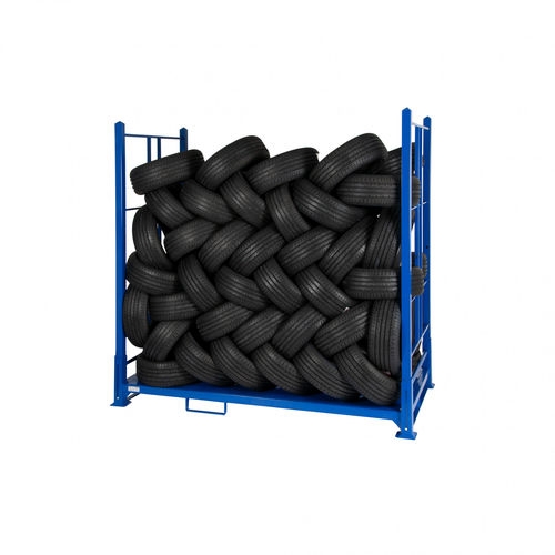 Rayonnage pour entrepôt de stockage - ECOTIRErack® TR-EC-05 - GEBHARDT Logistic Solutions GmbH - de transport / sur mesure / pour pneus