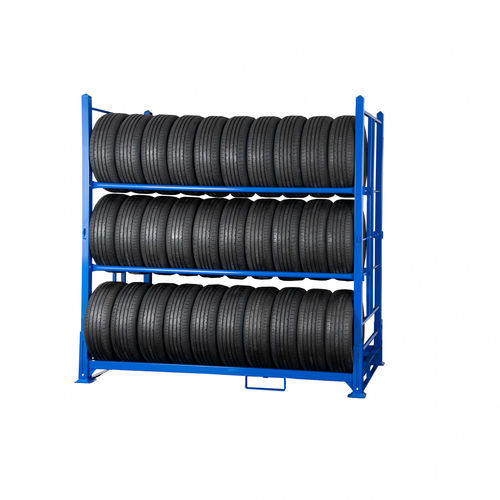 Rayonnage pour entrepôt de stockage - ECOTIRErack® TR-EC-12 - GEBHARDT Logistic Solutions GmbH - de transport / dynamique / superposable