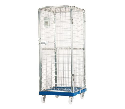 Roll-conteneur multiusage - Secutec - GEBHARDT Logistic Solutions GmbH - 4 panneaux / verrouillable / avec base en plastique