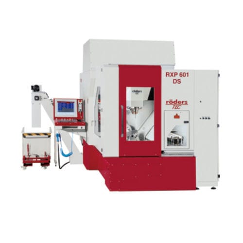 Centre d'usinage CNC 5 axes - RXP601DS  - Roeders - vertical / HSK-E50 / à entraînement direct