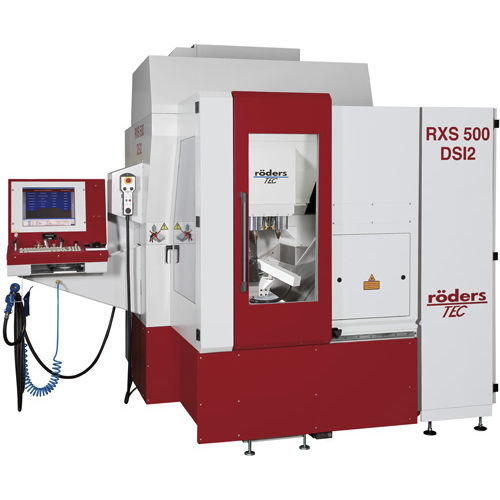 Centre d'usinage CNC 5 axes - RXS500DSI2 - Roeders - vertical / à deux broches / HSK-E40
