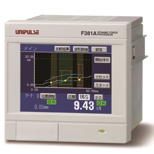 Indicateur de charge - F381A - UNIPULSE Corporation - de couple / de pression / à écran tactile
