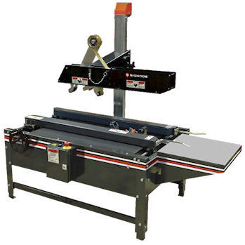 Fermeuse de caisses en carton à double rabats - LD-19SB - SIGNODE - ruban adhésif / semi-automatique