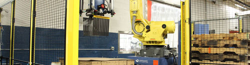 Dépalettiseur robotisé - SIGNODE - de plaques / pour barquettes / de caisse