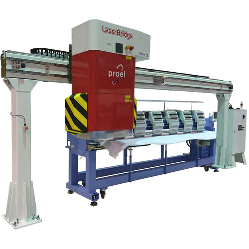Machine de découpe laser CO2 - LaserBridge - Proel TSI - pour textiles / de tôle / contrôlée par PLC