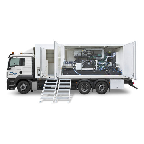 Nettoyeur haute pression à moteur diesel - EcoMaster D 550Z ZWG - WOMA GmbH - monté sur camion