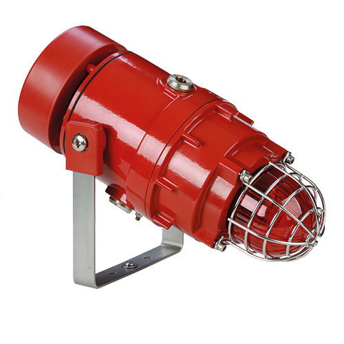Diffuseur d'alarme sonore avec feu de signalisation - STExC1X05R - E2S Warning Signals - avec feu au xénon / antidéflagrant / ATEX