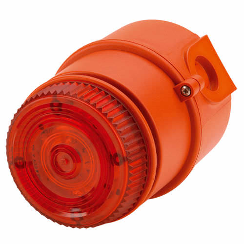 Diffuseur d'alarme sonore avec feu à LED - IS-mC1 - E2S Warning Signals - avec feu de signalisation / à sécurité intrinsèque