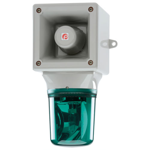 Diffuseur d'alarme sonore avec feu tournant - HAB105RTH - E2S Warning Signals - avec feu de signalisation