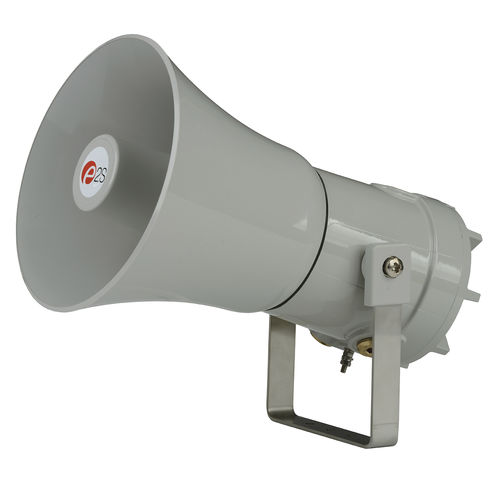 Haut-parleur fixé à une équerre - D1xL2F - E2S Warning Signals - pour zones dangereuses / robuste / résistant au feu