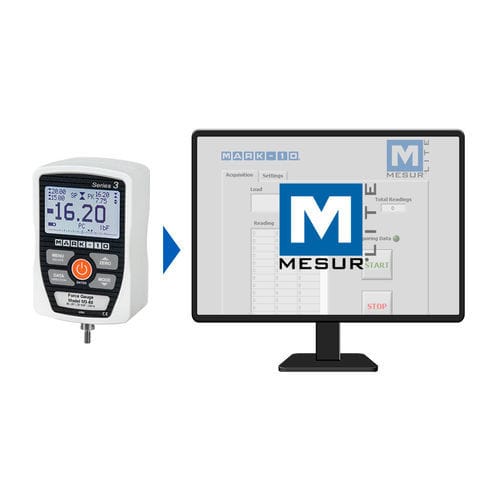 Logiciel de collecte de données - MESUR® Lite - Mark-10 - d'analyse / de comparaison / de système de mesure