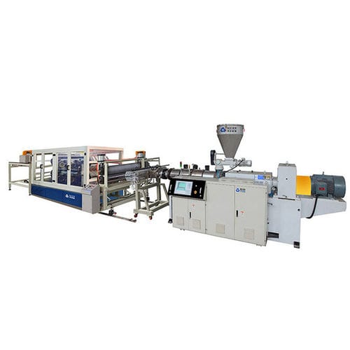 Ligne d'extrusion multicouche - JIANGSU BEIER MACHINERY CO.,LTD - monocouche / de plaques / pour PVC