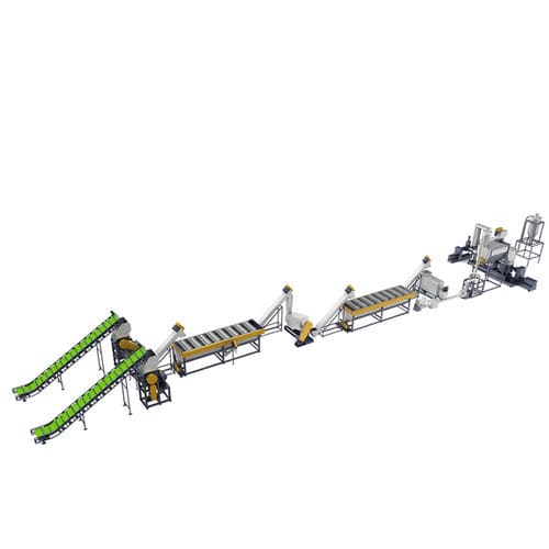 Unité de recyclage PET - JIANGSU BEIER MACHINERY CO.,LTD - pour PE / de plastique / de sacs