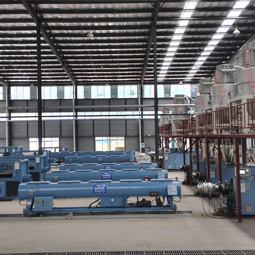 Ligne d'extrusion multicouche - JIANGSU BEIER MACHINERY CO.,LTD - de tubes / pour PVC / pour tubes de drainage
