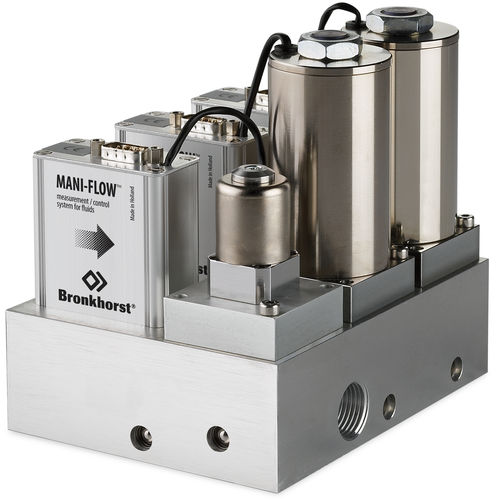 Régulateur de débit massique - MANI-FLOW - Bronkhorst - pneumatique / compact / en acier inoxydable