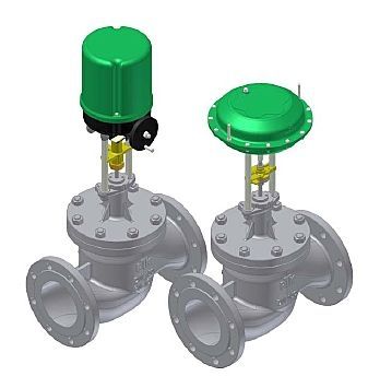 Vanne à soupape - MV 5300 series - RTK Regeltechnik Kornwestheim - électrique / pour gaz / d'équilibrage
