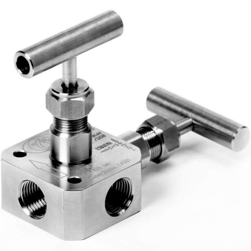 Manifold 2 voies - MB-1.2 series  - TECVAL, S.L. - en acier inoxydable / d'arrêt