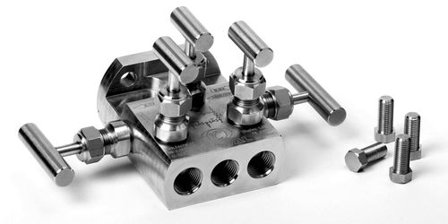 Manifold 5 voies - MB-2.5DT - TECVAL, S.L. - en acier inoxydable / haute pression
