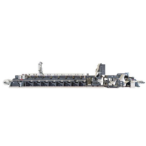 Presse flexographique en ligne - FA-6* - Nilpeter - pour papier / d'étiquettes / pour emballage