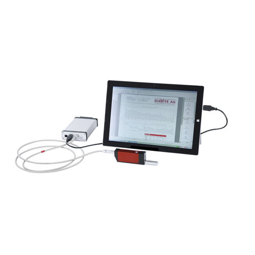Appareil de mesure de rugosité - DH-8/App - DIAVITE - à contact / à effet Hall / portable