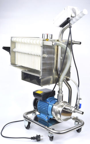 Système de filtration sous pression - CRYSTAL PRO PLUS series - Tellarini - pour liquides / en acier inoxydable